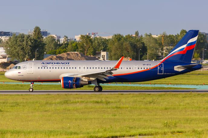 Aeroflot | Velik del letal, ki jih ruske letalske družbe najemajo, in tudi znaten del tistih, ki so v njihovi lasti, so registrirana na Bermudskih otokih. | Foto Guliver Image