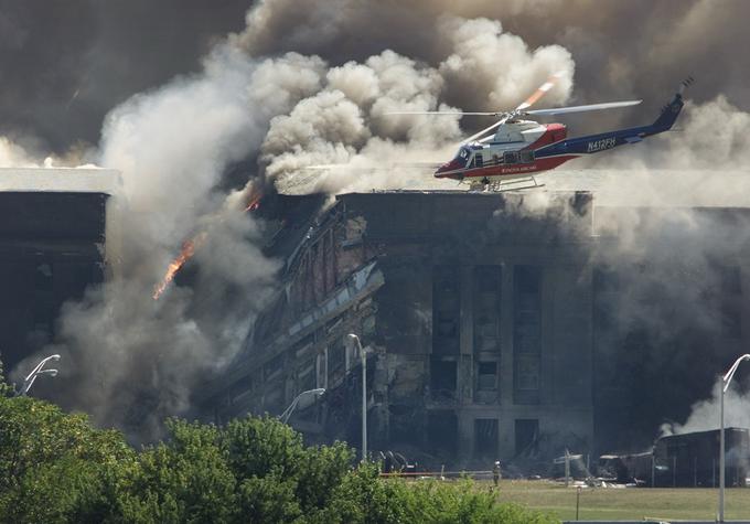 Del Pentagona, ki je bil uničen v samomorilskem napadu s potniškim letalom. | Foto: Reuters