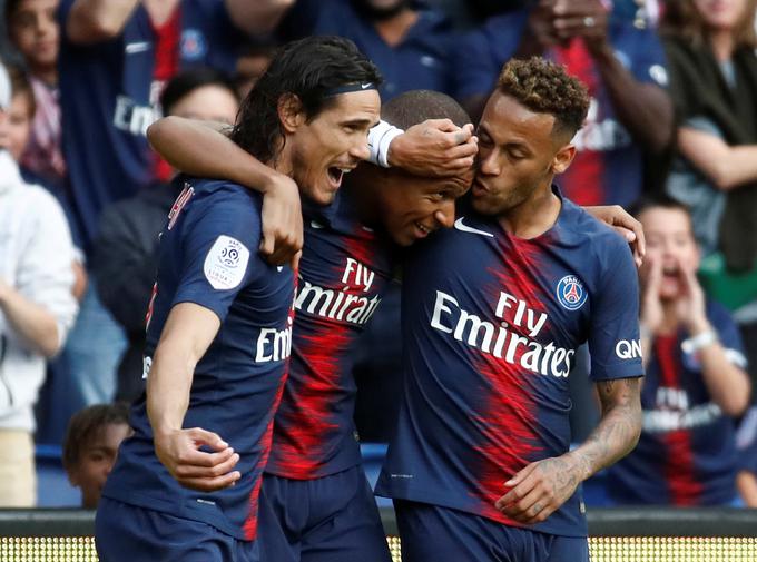 Bo atomski napad pariškega kluba, ki ga sestavljajo Neymar, Edinson Cavani, Kylian Mbappe, v prihodnji sezoni predstavljal le še spomin? | Foto: Reuters