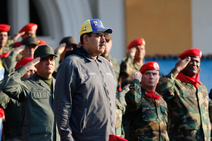 Nicolas Maduro trdi, da je humanitarna pomoč zgolj krinka za ameriško invazijo.  | Foto: Reuters