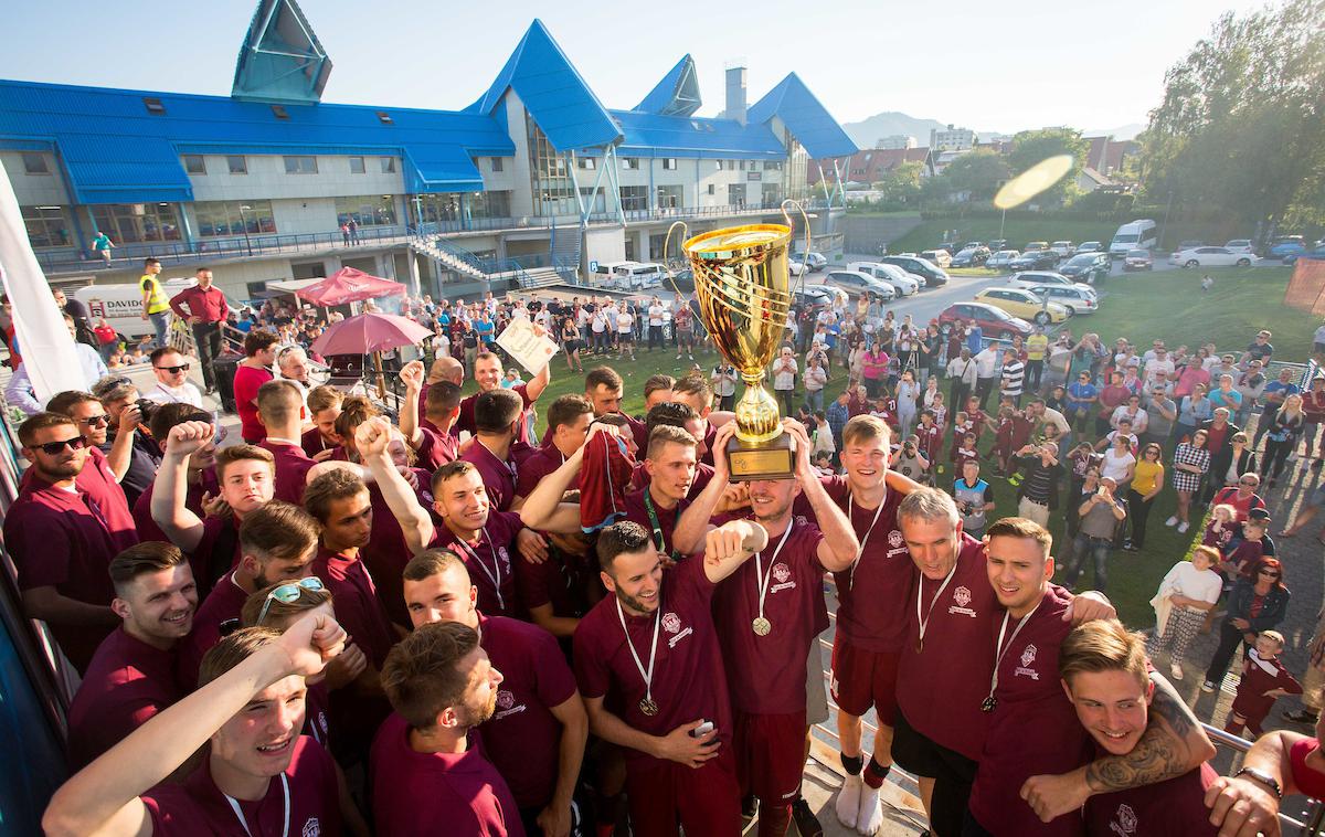 Triglav Kranj nogomet veselje naslov | Foto Žiga Zupan/Sportida