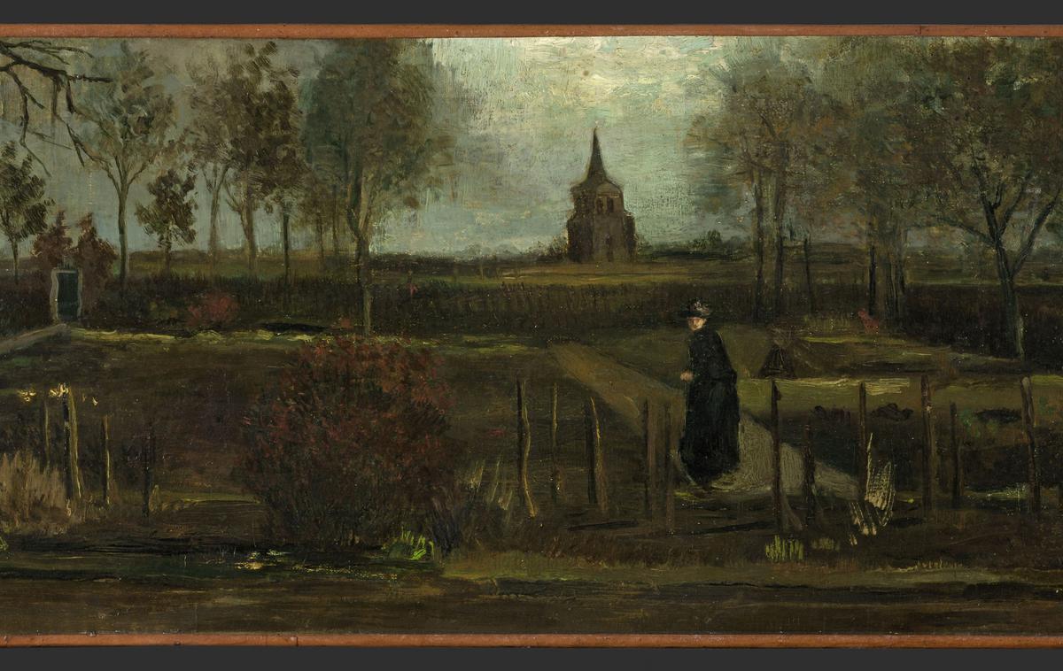 Van Gogh, Spomladanski vrt, 1884 | "Slika je utrpela škodo, vendar je - na prvi pogled - še vedno v dobrem stanju," so sporočili iz muzeja Groninger in dodali, da bodo poškodbe v prihodnjih mesecih pregledali strokovnjaki. | Foto Reuters