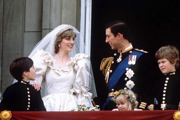 Princ Charles, princesa Diana, poroka | Diana in Chalres na poročni dan | Foto Reuters