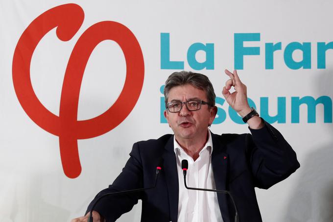 Na francoskih predsedniških volitvah bo kandidiral tudi radikalni levičar Jean-Luc Melenchon. Ankete mu napovedujejo tretje mesto v prvem krogu. | Foto: Reuters