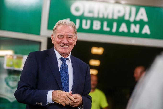 Na slovesnosti v Brežicah je bil prisoten tudi predsednik Olimpije Milan Mandarić, ki sodeluje z brežiškim klubom. | Foto: Grega Valančič/Sportida