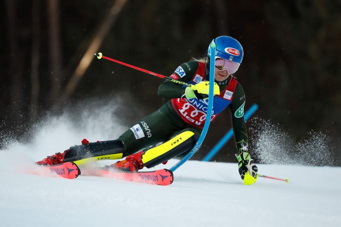 Mikaela Shiffrin je dobila vse tri slalome sezone. | Foto: Gulliver/Getty Images