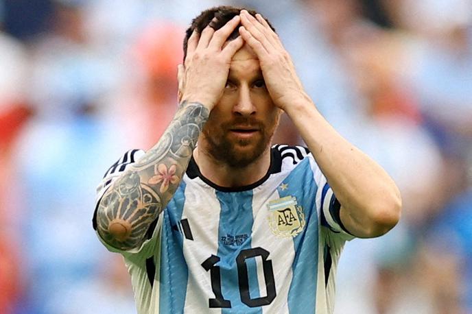 Lionel Messi | Po porazu Argentine ni samo Lionela Messija bolela glava. | Foto Reuters