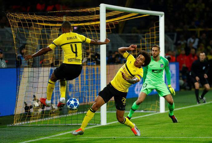 Jan Oblak je bil na štadionu Signal Iduna Park v Dortmundu kar štirikrat premagan. | Foto: Reuters