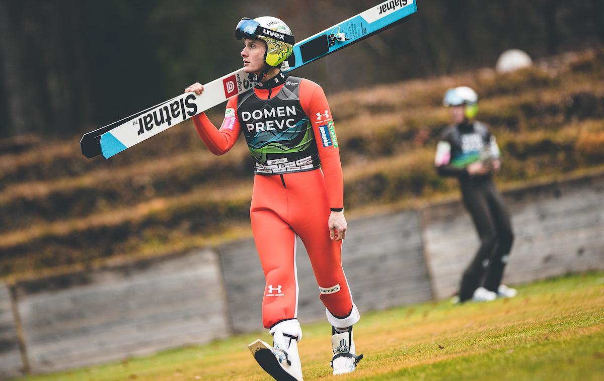 Domen Prevc Skakalci trening Planica | Domen Prevc je bil najboljši Slovenec na prvi tekmi 29. poletne nagrade v smučarskih skokih. | Foto Grega Valančič/Sportida