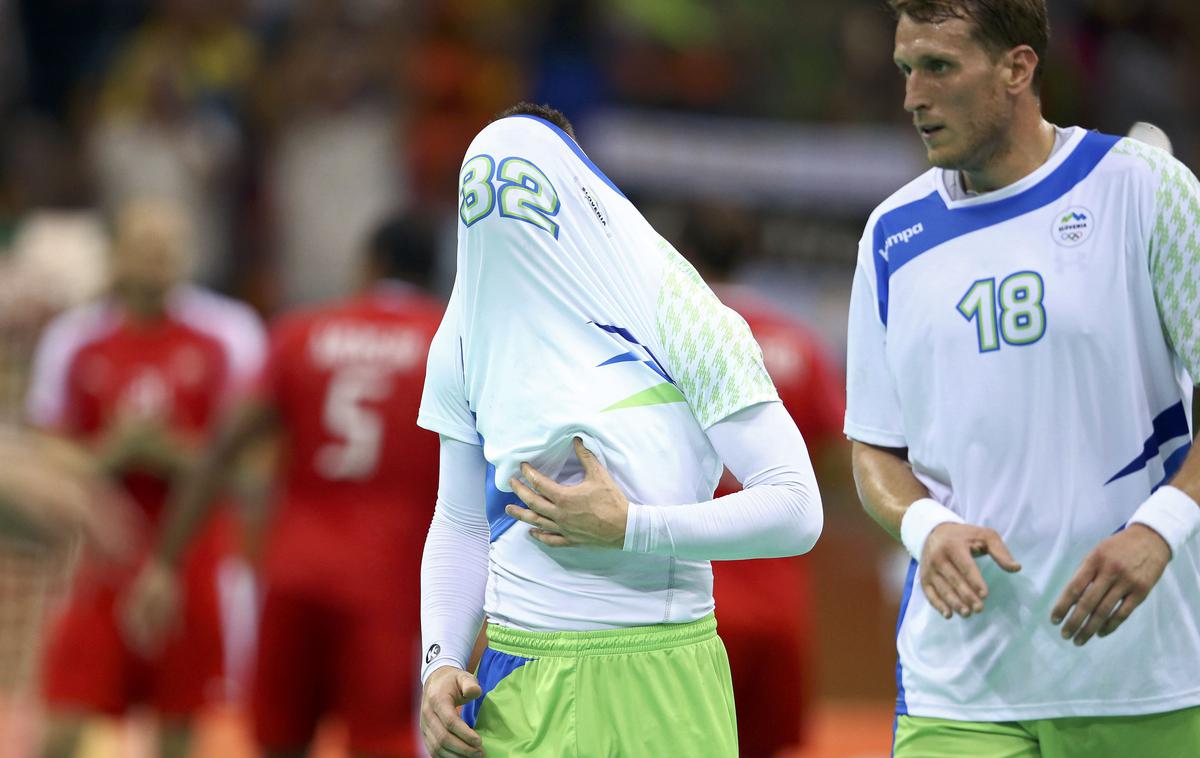 miklavcic zarabec slovenija danska cetrtfinale rokometna reprezentanca rokomet | Foto Reuters