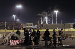 Protestniki zaprli pristanišča na zahodni obali ZDA