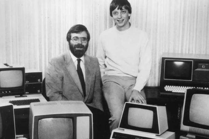 Paul Allen (levo) in Bill Gates (desno), 1981 | Foto: Microsoft
