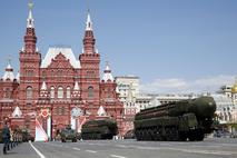 Vojška parada na Rdečem trgu v Moskvi