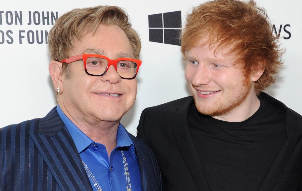 Elton John, Ed Sheeran | Foto Getty Images