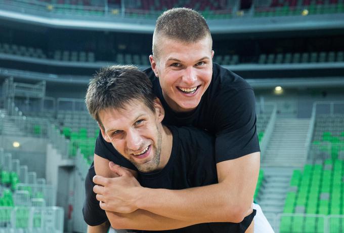 Skupaj v reprezentanci, skupaj v klubu: Gašper Vidmar in Edo Murić | Foto: Sportida