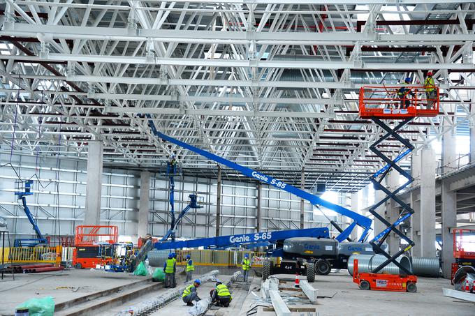 Gradnja Tesline tovarne na Kitajskem z imenom Gigafactory 3. | Foto: Reuters