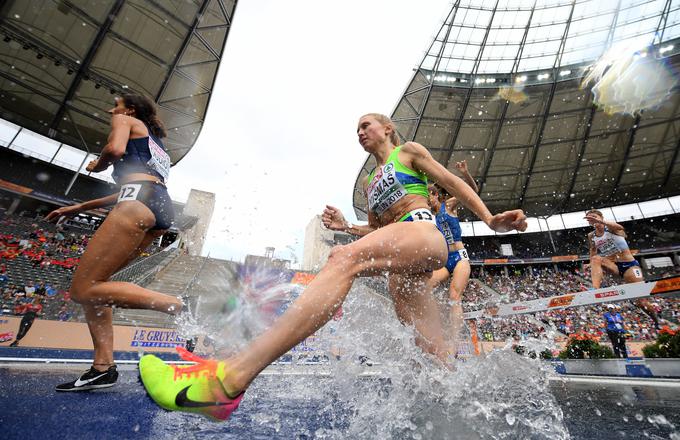 Maruša Mišmaš se je uspešno vrnila po težavah s poškodbami in navdušila z državnim rekordom. | Foto: Getty Images