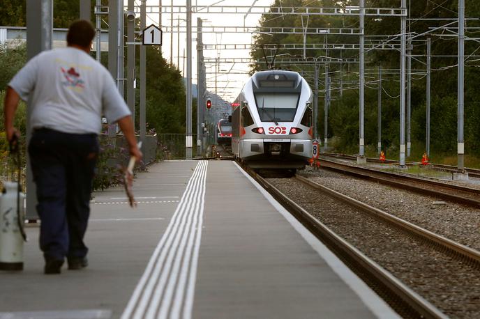 Švica, vlak, napad | Foto Reuters