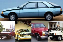 Se jih spomnite? Pet avtomobilov, rojenih pred 40 leti.