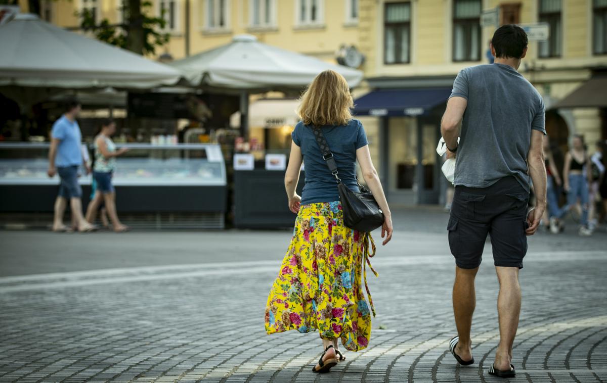 moda, ulična moda, Ljubljana | Tedensko povprečje dnevno potrjenih okuženih oseb je 204. | Foto Ana Kovač