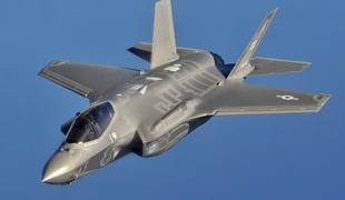 F-35 ima del iz Kitajske, Pentagon ustavil dobave