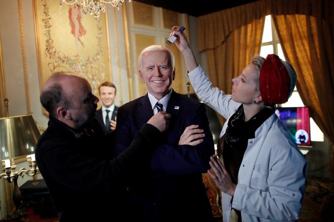 muzej Grevin | Voščeni Joe Biden v pariškem muzeju voščenih lutk | Foto Reuters