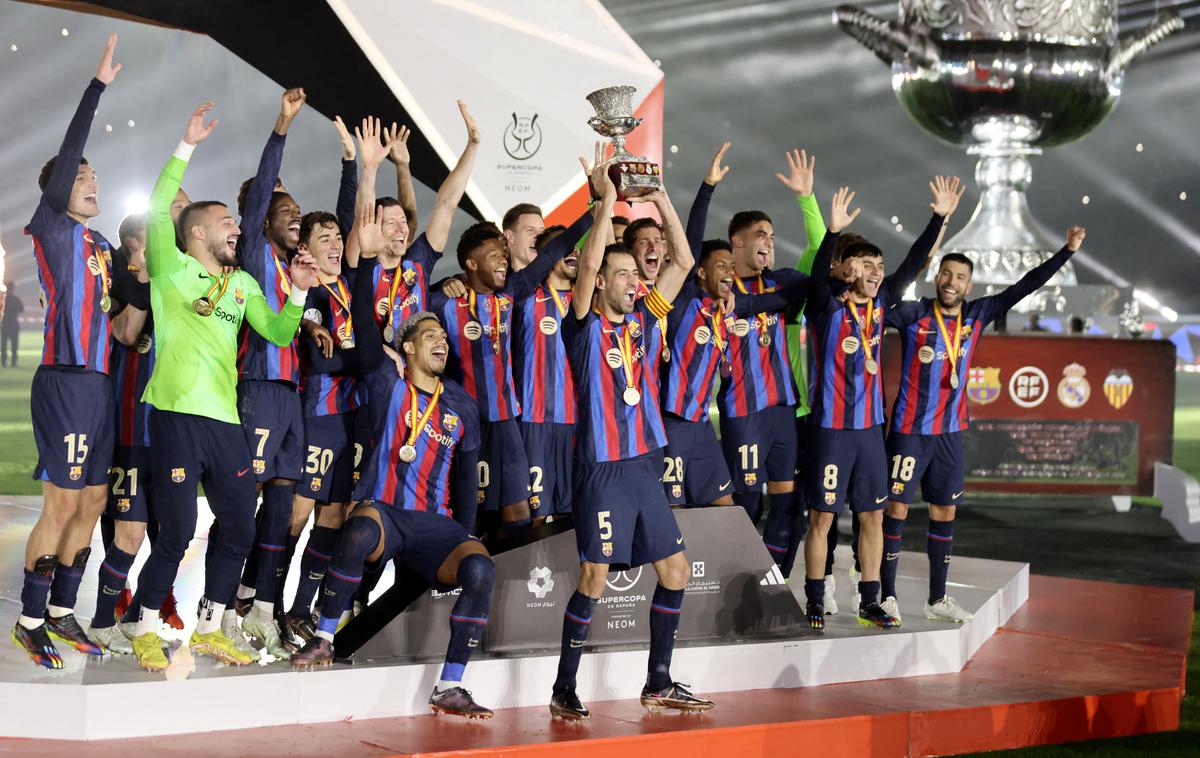 Barcelona superpokal 2023 | Barcelona je zmagala s 3:1. | Foto Reuters