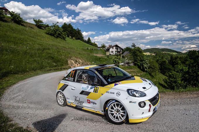 Tim Novak in Uroš Ocvirk (opel adam R2) sta še drugič letos zmagala v konkurenci dirkalnikov z dvokolesnim pogonom. | Foto: WRC Croatia