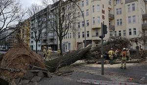 Orkan v Nemčiji, Avstriji in Švici zahteval šest smrtnih žrtev