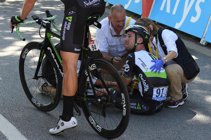 Tour de France padec Mark Cavendish | Foto Reuters