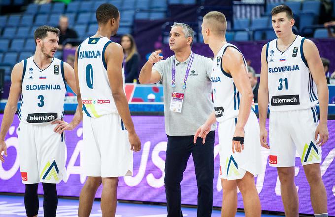 Selektor Igor Kokoškov je vesel zaradi energije, ki so jo imeli njegovi košarkarji. Opozoril je še, da rezultat ni bil realen. | Foto: Vid Ponikvar