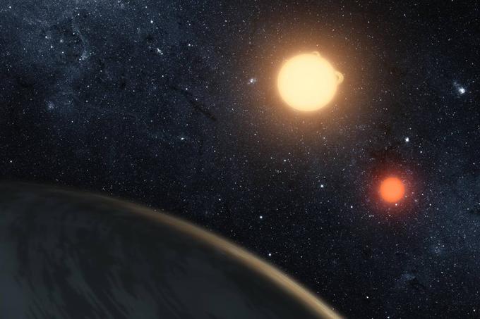 Dopplerjev pojav pomaga tudi pri razlikovanju med samostojnimi zvezdami in binarnimi zvezdami. Binarne zvezde so pravzaprav sistemi dveh zvezd, ki krožita ena okrog druge.  | Foto: Reuters