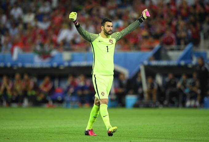 Rui Patricio brani na drugem evropskem prvenstvu. | Foto: 