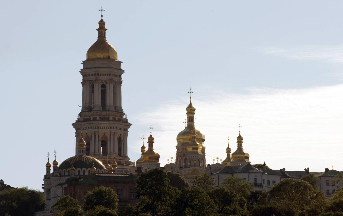 Samostan Pečarska lavra v Kijevu | Ukrajinska oblast je prepričana, da so v kijevskem samostanu Kijevsko-Pečerska lavra med menihi tudi ljudje, ki skrivoma delajo za Rusijo. | Foto Guliverimage