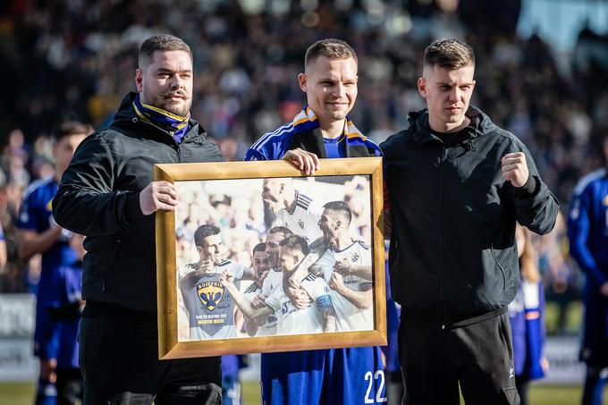 Novi vijol'čni bojevnik NK Maribor je kapetan Martin Milec. | Foto: Blaž Weindorfer/Sportida