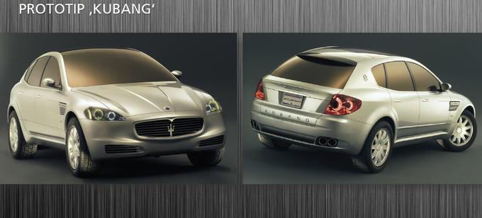 Velik športni terenec je za Maserati nedvomno mejnik, o katerem se je govorilo že kar nekaj časa. Prve zamisli segajo v leto 2003, ko so na salonu v Detroitu predstavili prototip kubang.  | Foto: Maserati
