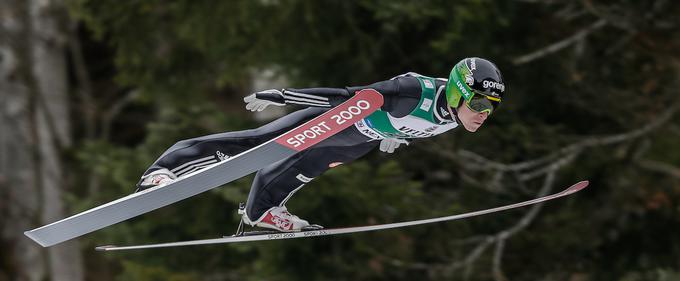 V Planici je treniral trikrat in se dobro počutil. Dobro je skakal tudi na prvem treningu na večji napravi v Lahtiju, na kateri je imel enajsti in dvanajsti rezultat. | Foto: Sportida