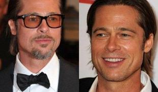 Brad Pitt se je končno znebil brade