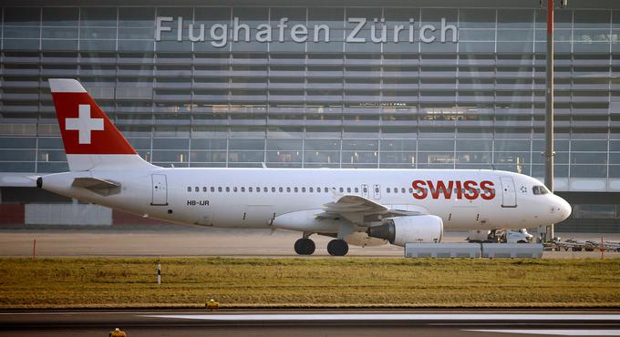 Swiss, letališče Zürich, Kloten | Foto: Reuters
