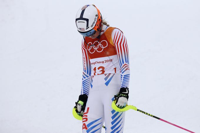 Ena od glavnih favoritinj za zlato olimpijsko odličje v smuku je bila 33-letna Američanka Lindsey Vonn, ki pa je v Pjongčangu osvojila le bron. | Foto: Reuters