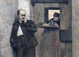 Alfred Dreyfus v zaporu.