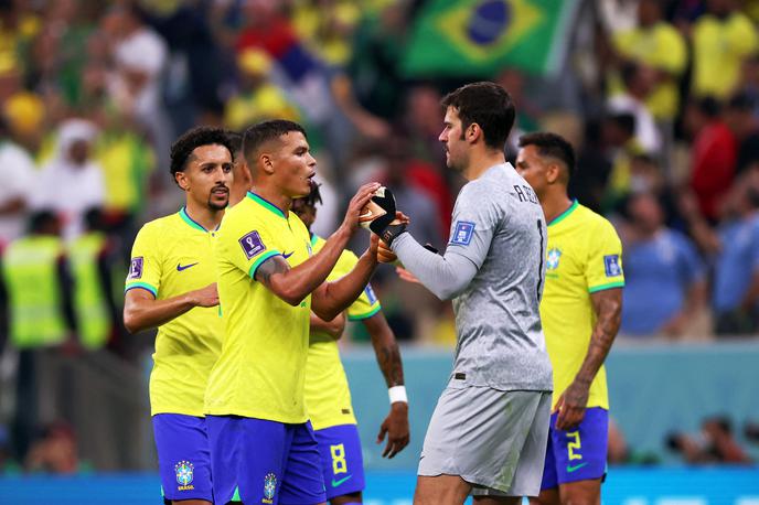 Brazilija Thiago Silva | Brazilci so v četrtek z 2:0 ugnali Srbijo. | Foto Reuters