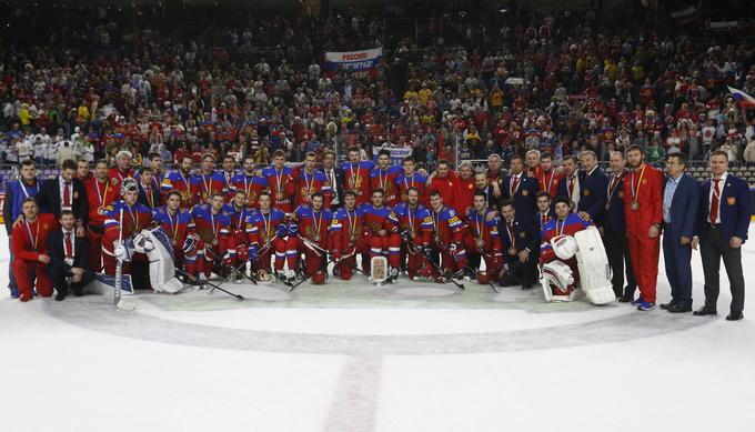 Rusi so v tekmi za tretje mesto premagali Fince in tako kot lani prejeli bronasta odličja. | Foto: Reuters