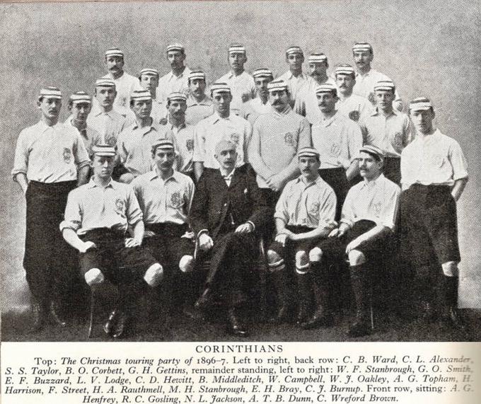 Moštvo Corinthiana iz leta 1896. | Foto: Thomas Hilmes/Wikimedia Commons