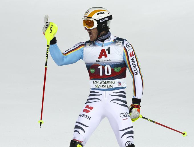 Linus Strasser je prvič zmagal na slalomu. | Foto: AP / Guliverimage