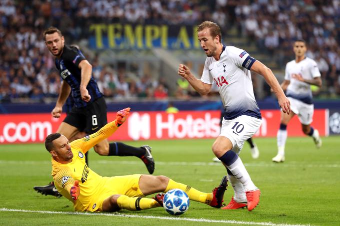 Handanović je v ligi prvakov na prvih dveh tekmah prejel gol, a obakrat zmagal. | Foto: Getty Images