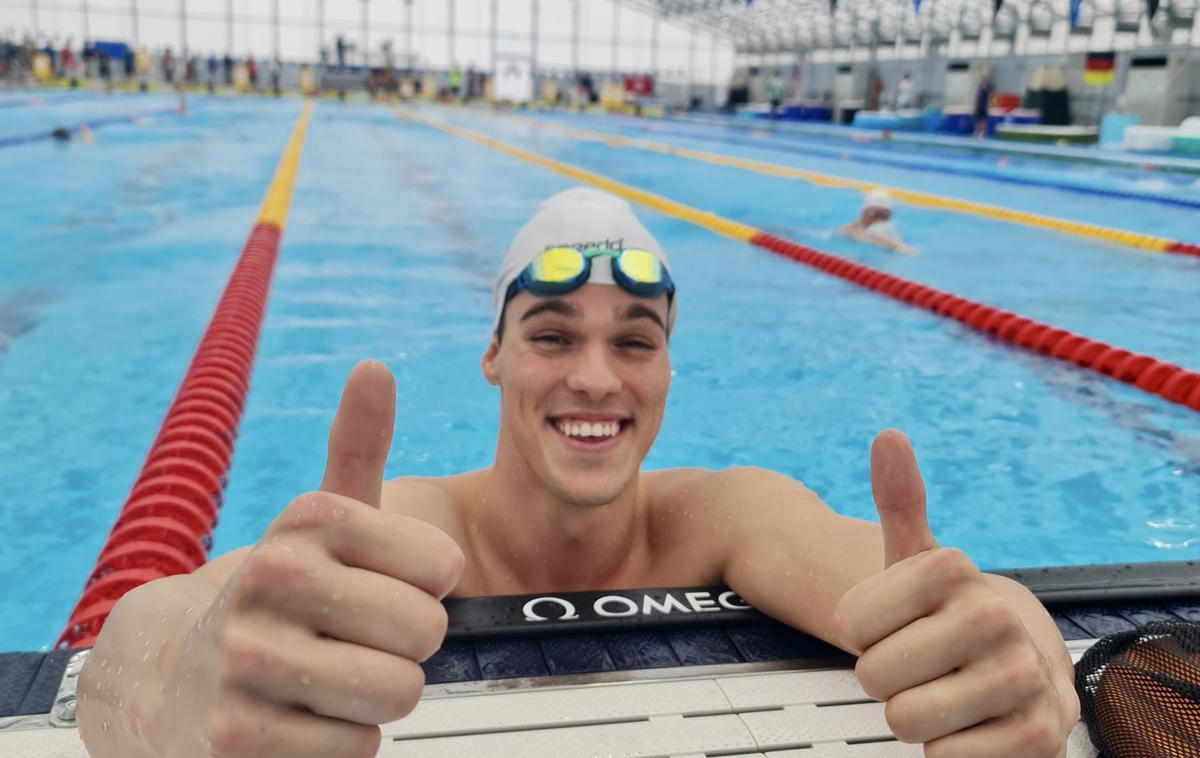 Peter John Stevens | Slovenski plavalec Peter John Stevens bo danes ob 18.01 nastopil v finalu svetovnega prvenstva na 50 metrov prsno. | Foto Plavalna zveza Slovenije