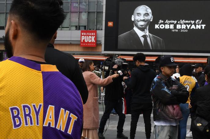 Kobe Bryant | Tekme v ligi NBA so minile v znamenju spomina na pokojno legendo košarke Kobeja Bryanta. | Foto Getty Images