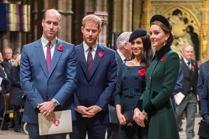 V medijih so več mesecev krožile informacije, da tudi vojvodinja Kate in vojvodinja Meghan nista v najboljših odnosih. | Foto: Reuters