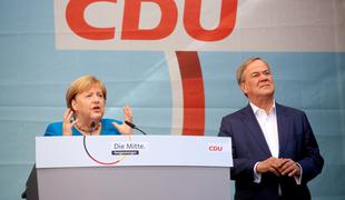 Nemčija: vodilna kandidata pred volitvami še zadnjič nagovorila podpornike
